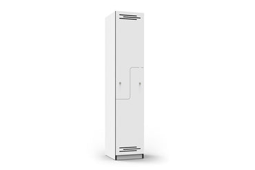 Sonic Step Door Melamine Locker Sonic white with black edging none