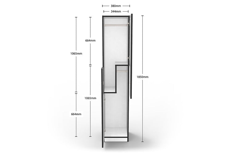 Sonic Step Door Melamine Locker Sonic 