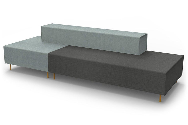 Sonic Transformer Stretch Lounge Sonic charcoal/lightblue seat and lightblue back