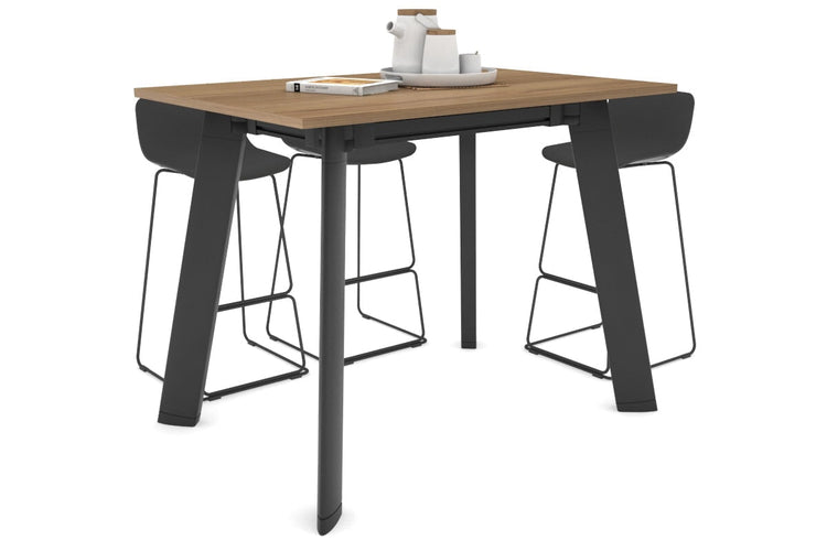 Switch Collaborative Counter High Table [1200L x 700W] Jasonl black leg salvage oak 