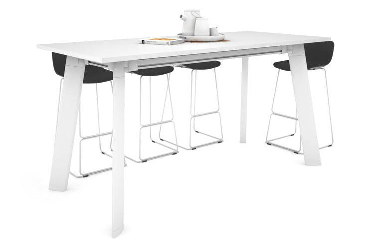 Switch Collaborative Counter High Table [1600L x 800W] Jasonl white leg white 