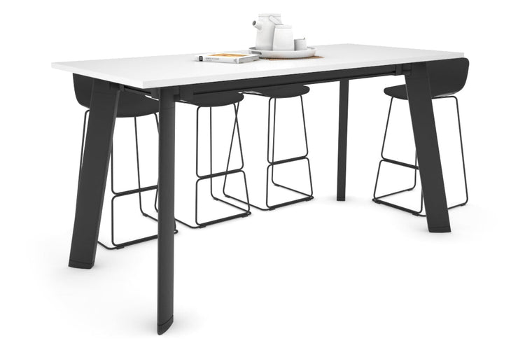 Switch Collaborative Counter High Table [1800L x 700W] Jasonl black leg white 
