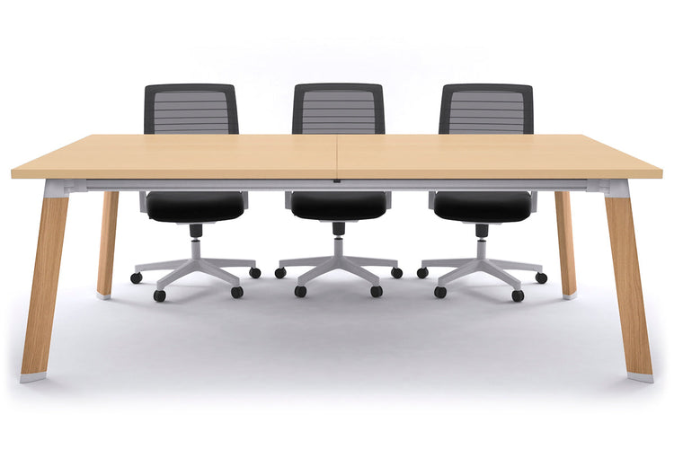 Switch Meeting Room Table [2400L x 1200W] Jasonl Wood imprint maple 