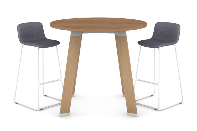 Switch Round Counter Table Frame [1200 mm] Jasonl Wood imprint leg salvage oak 