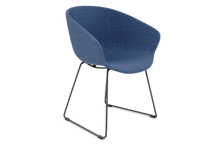 Teddy Fabric Tub Chair - Sled Base Jasonl