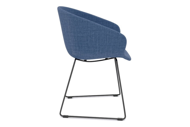 Teddy Fabric Tub Chair - Sled Base Jasonl