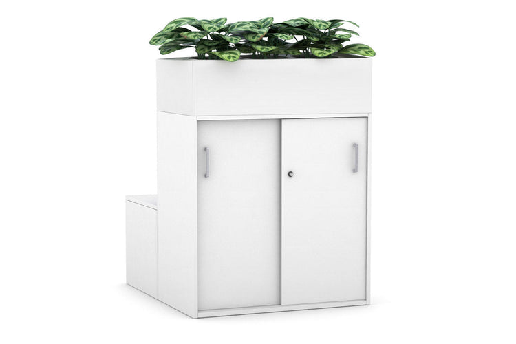 Uniform 4 Door Booth Seat + Planter Box [White Handle] Jasonl white 