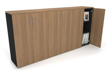  - Uniform Medium Storage Cupboard with Medium Doors [2400W x 1170H x 450D] - 1