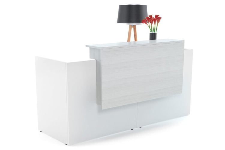 Uniform Reception Counter - White Desk Jasonl avignon