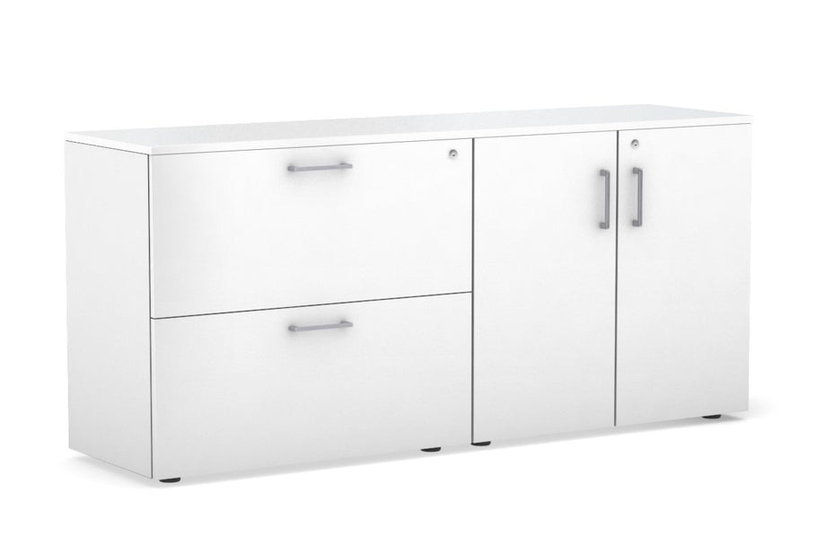 Environmental image of Uniform Small 2 Drawer Lateral File and 2 Door Cupboard