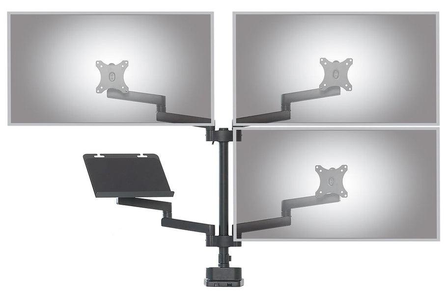 Environmental image of Uplifting Actiflex II Quad Static Monitor Arms