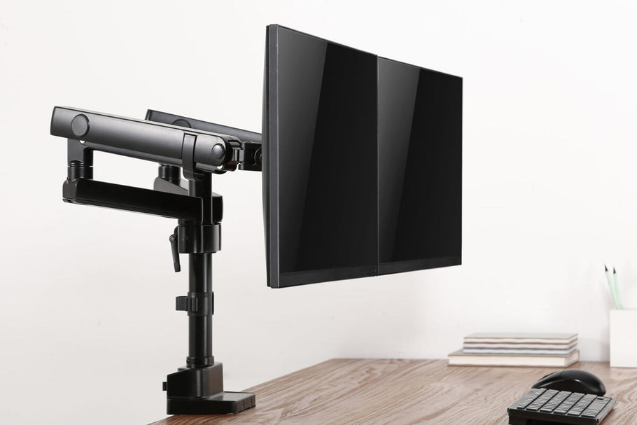 Environmental image of Uplifting Actiflex II Dual Dynamic Monitor Arm and Mount