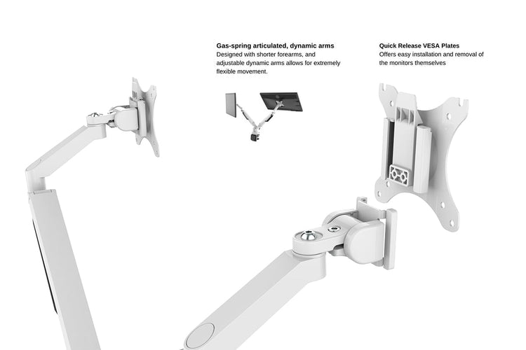 Uplifting PolarFlex Dual Monitor Arm Uplifting 