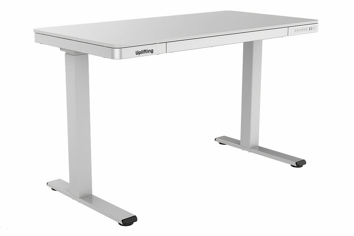 Uplifting Tango Electric Sit Stand Desk-White