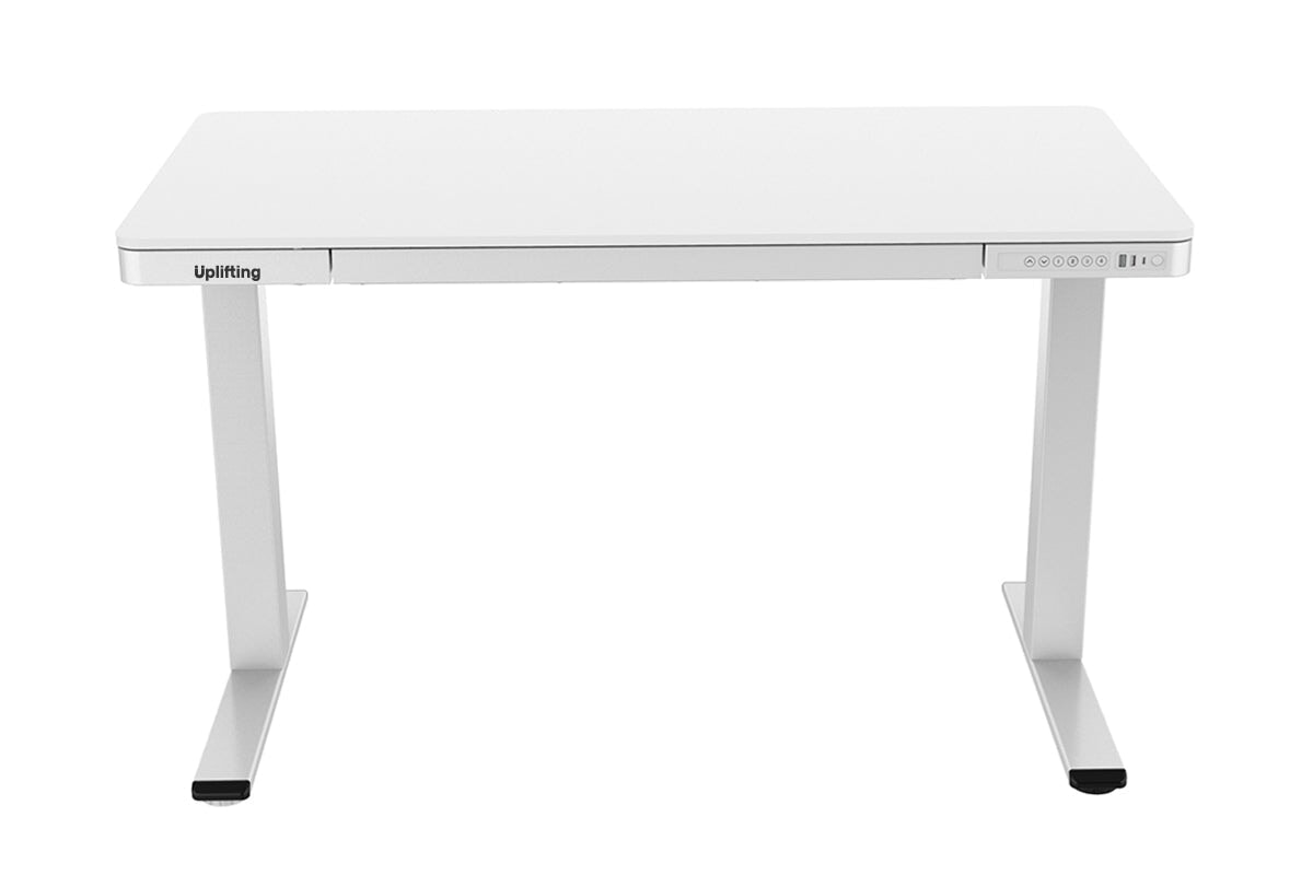 Uplifting Tango Electric Sit Stand Desk-White