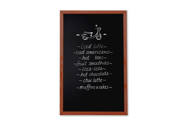 Vision Blackboard - Timber Frame Wall Mounted Blackboard Vision black 