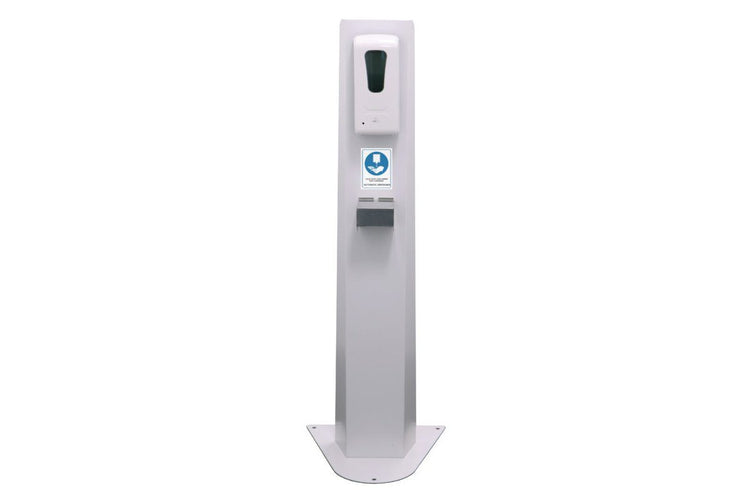 Vision Hand Sanitising Floor Stand - White Vision