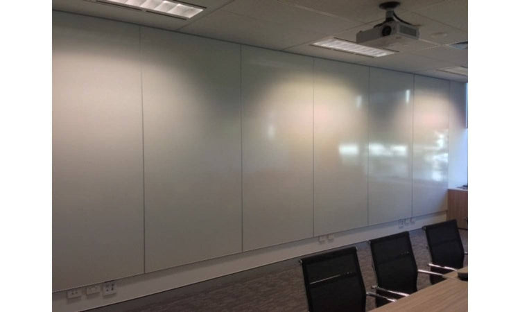 Vision Heavy Duty Porcelain Magnetic Whiteboard - Slim Silver Frame Vision