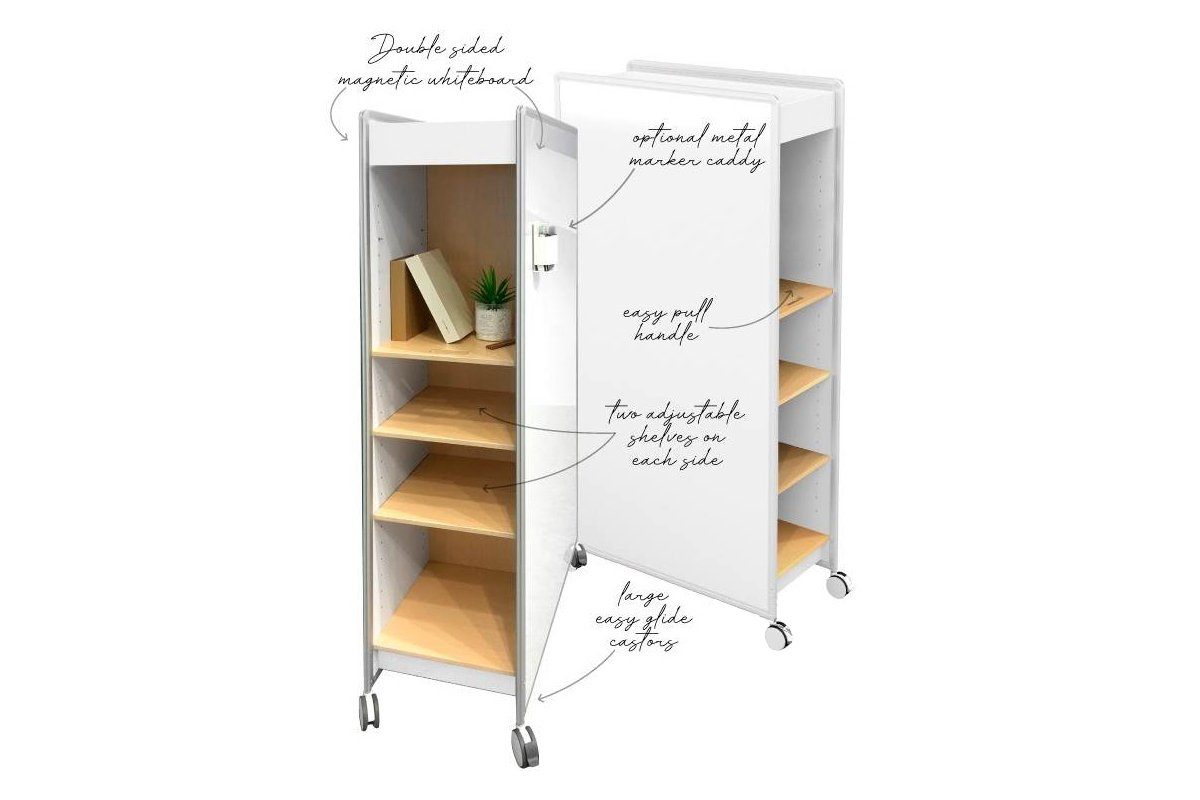 Vision Hubble Double Mobile Whiteboard Vision