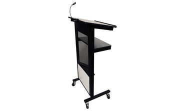 Vision Mobile Lectern on Wheels Vision black