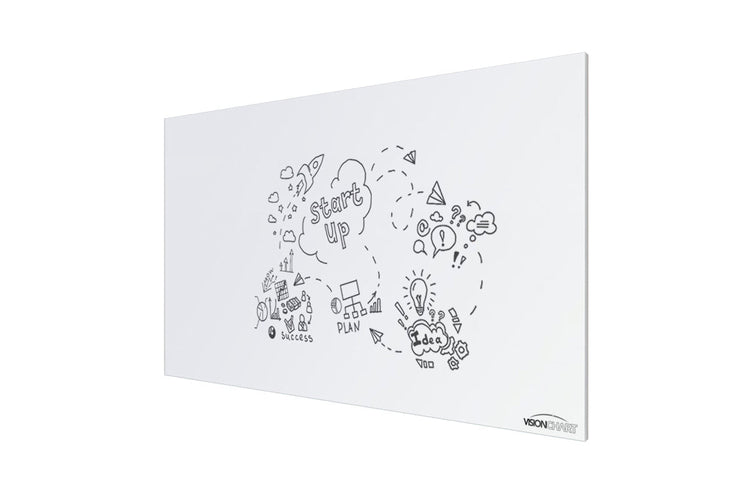 Vision Slim Magnetic Whiteboard [1200L x 900W] Vision silver 