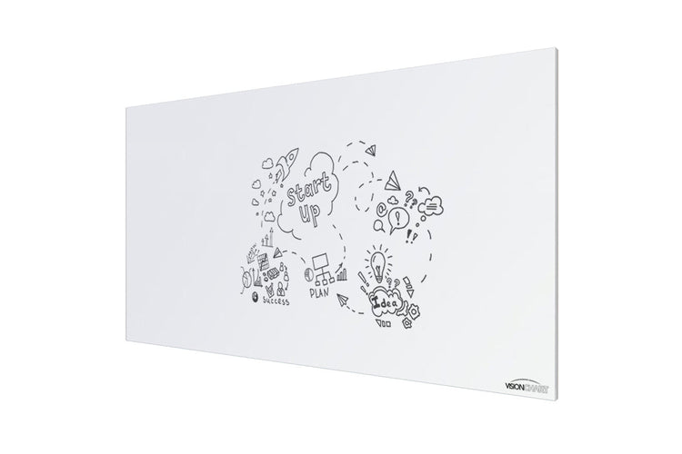 Vision Slim Magnetic Whiteboard [1500L x 900W] Vision silver 