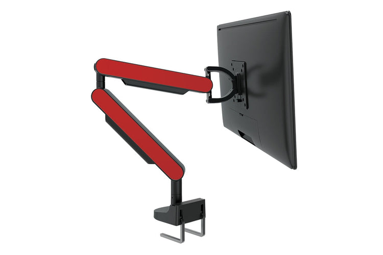 Zgo Dynamic Single Monitor Arm jasonl black arm none red