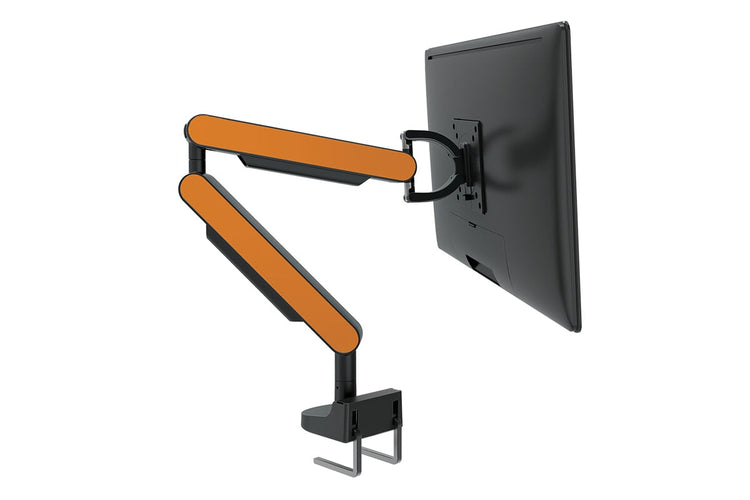 Zgo Dynamic Single Monitor Arm jasonl black arm none orange