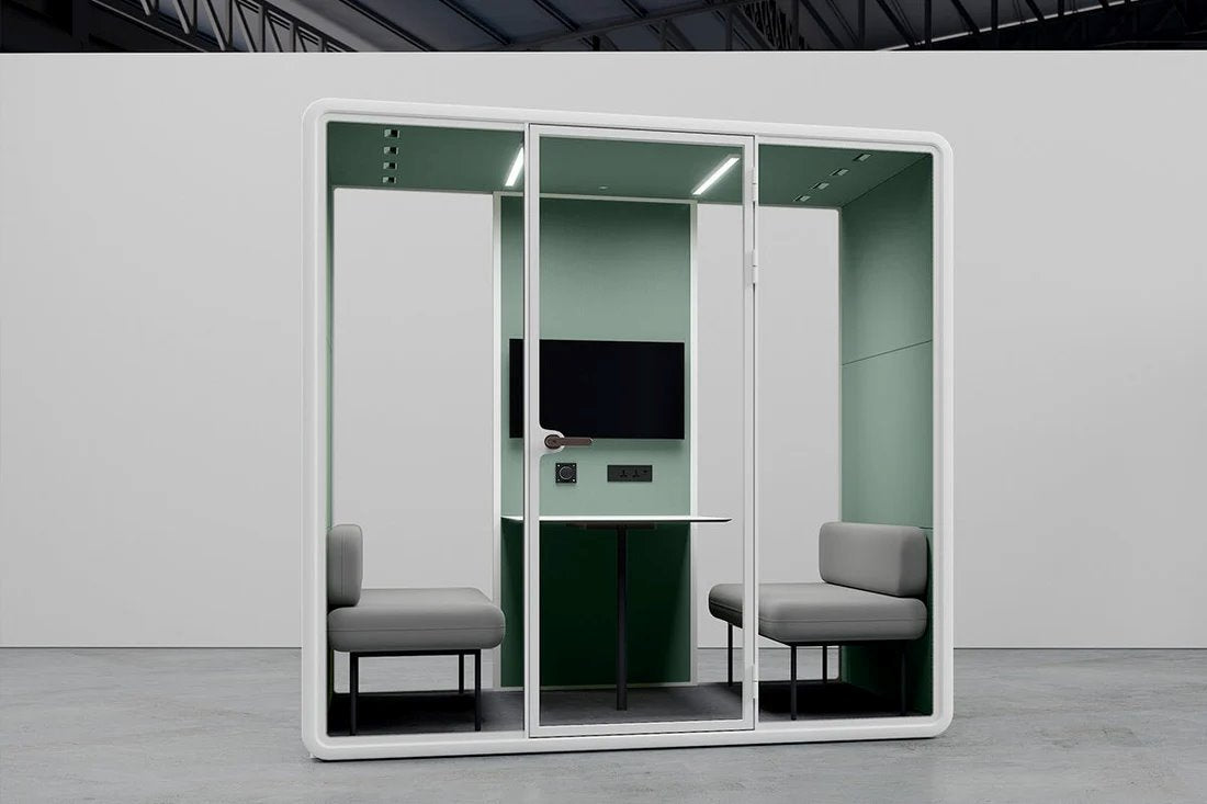 Collab Pod Enhancing Privacy and Focus: The Benefits of Office Pods in Open Works