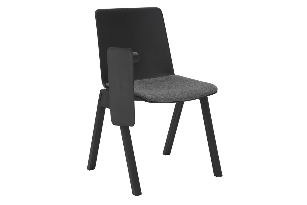 Sonic Scholar Training Chair - Stackable [with Tablet Arm]-black black 