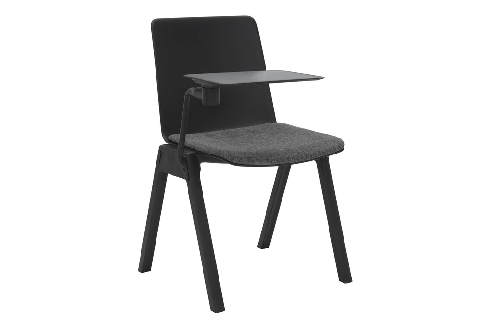 Sonic Scholar Training Chair - Stackable [with Tablet Arm]-black black 