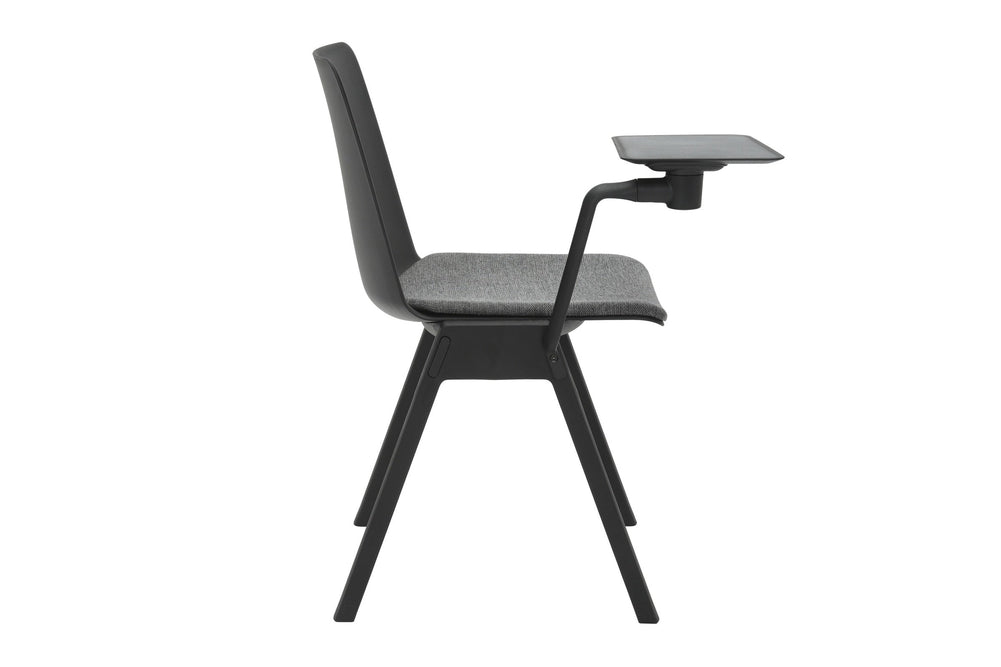 Sonic Scholar Training Chair - Stackable [with Tablet Arm]-black black 
