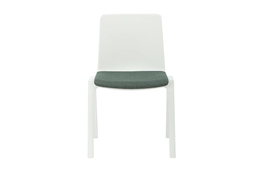 Sonic Scholar Training Chair - Stackable-white emerald green 
