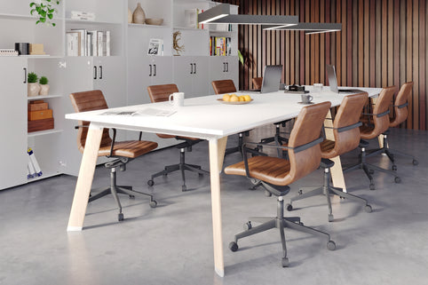 Switch Meeting Room Table - Rounded Corners [3200L x 1100W with Rounded Corners]