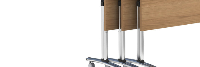 Folding mobile<br>meeting table