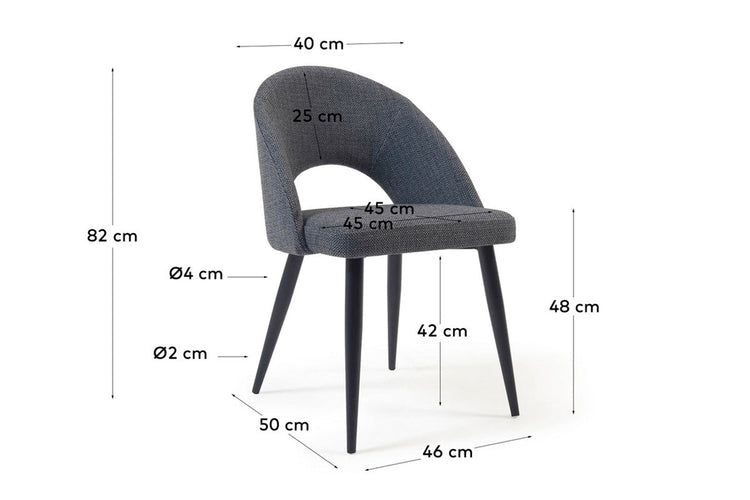 Como Mauai Chair - Upholstered Fabric