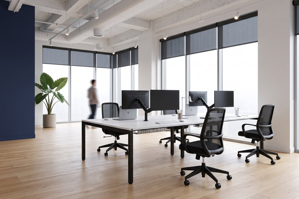 Coleto Swivel Mesh Office Chair-black  