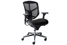  - Smile and Enjoy Executive Office Chair - Medium Back with Fabric Seat - 1
