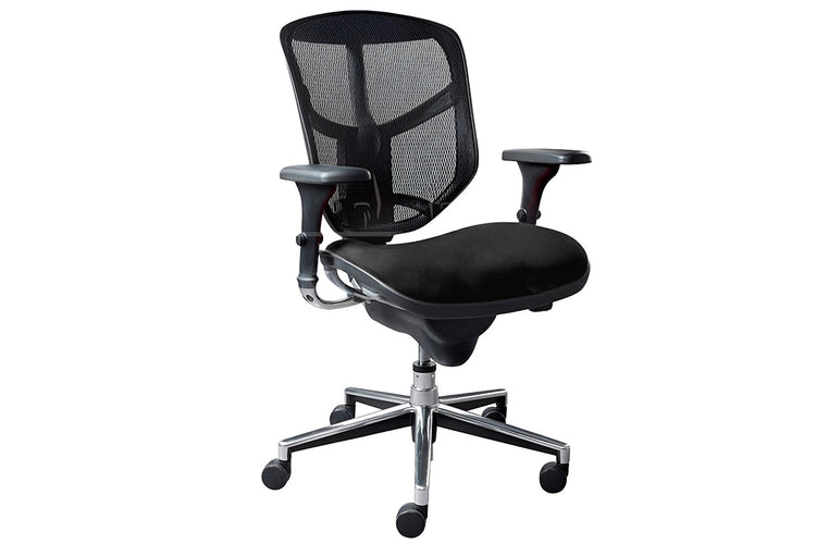 Smile and Enjoy Executive Office Chair - Medium Back with Fabric Seat