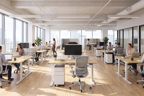 Just Right Height Adjustable Desk [1200L x 700W]