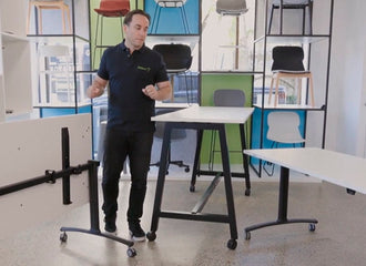 Jason on our mobile table range