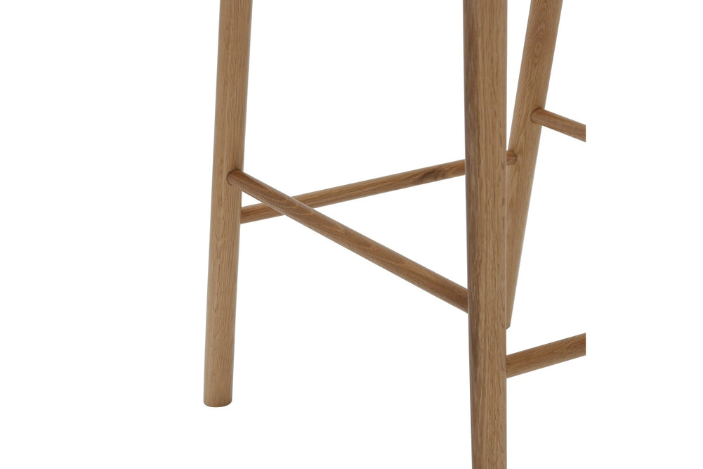 Sonic Bergen Timber High Stool - 740mm Seat Height-natural  