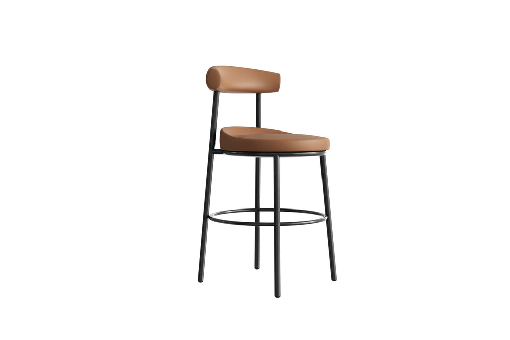 Sonic Nixe Counter Stool - 650mm Seat Height-amber  