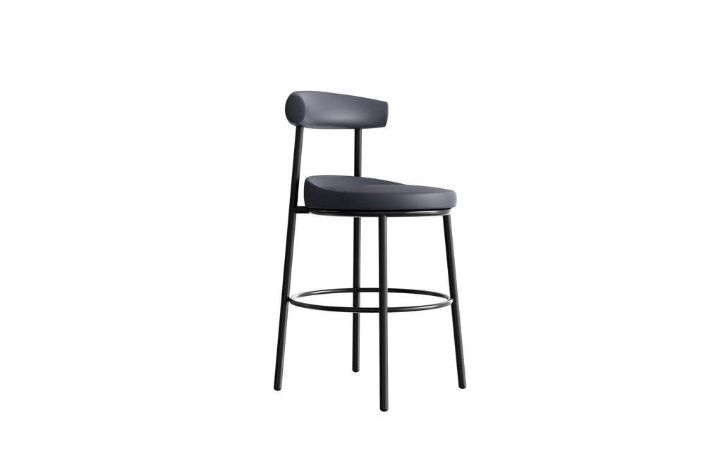 Sonic Nixe Counter Stool - 650mm Seat Height-french navy  