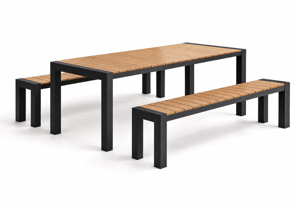Sonic Riva Outdoor Table - Large [2300L x 900W]-large bench  