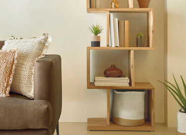 Como Ananda Teak Timber Bookshelf