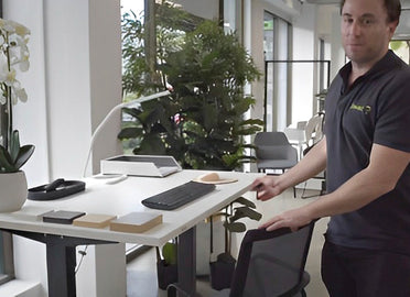 Jason on our office desk range
