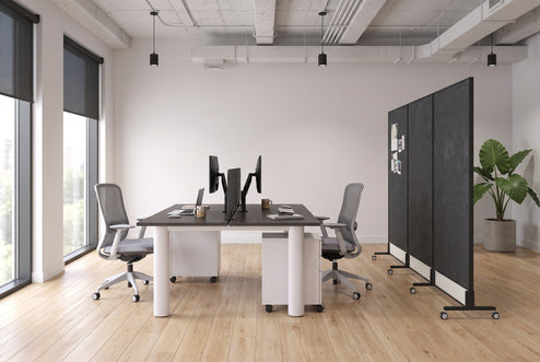 Productify Activity Based Partition Screen - Double Sided Acoustic Felt Board [1800H x 2700W]