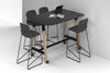 Quadro A Legs Half Counter Table Wood Legs - Large Rounded Corners [1500L x 1000W with Large Rounded Corners] - Thumbnail 13 