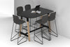 Quadro A Legs Half Counter Table Wood Legs - Large Rounded Corners [1500L x 1000W with Large Rounded Corners] - Thumbnail 7 